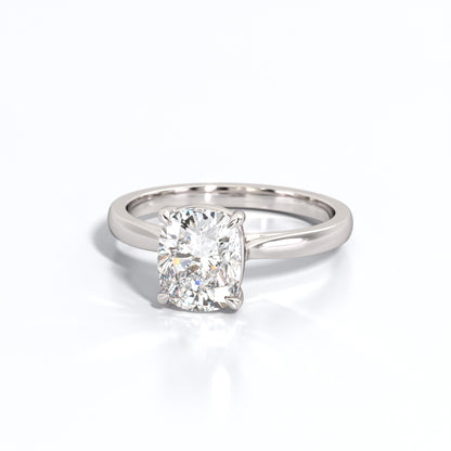 2 ctw Elongated Cushion Lab Grown Diamond Solitaire Classic Engagement Ring