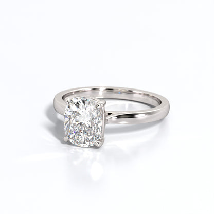 2 ctw Elongated Cushion Lab Grown Diamond Solitaire Classic Engagement Ring