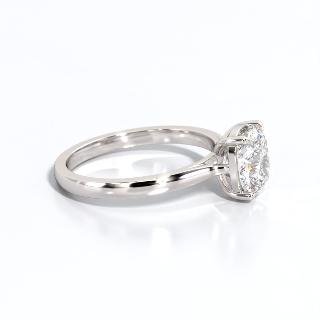 2 ctw Elongated Cushion Lab Grown Diamond Solitaire Classic Engagement Ring