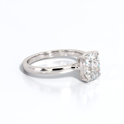 2 ctw Elongated Cushion Lab Grown Diamond Solitaire Classic Engagement Ring