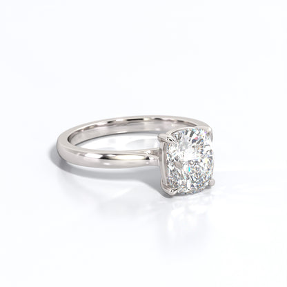 2 ctw Elongated Cushion Lab Grown Diamond Solitaire Classic Engagement Ring