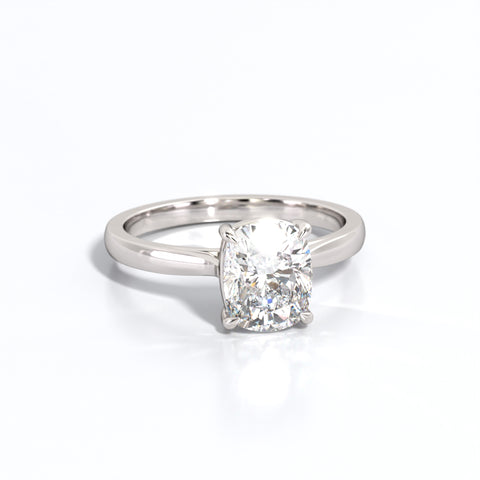 2 ctw Elongated Cushion Lab Grown Diamond Solitaire Classic Engagement Ring