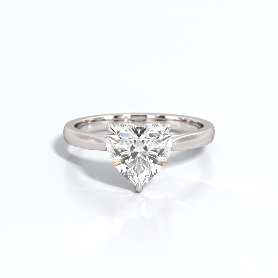 2 ctw Heart Lab Grown Diamond Solitaire Classic Engagement Ring