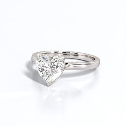 2 ctw Heart Lab Grown Diamond Solitaire Classic Engagement Ring