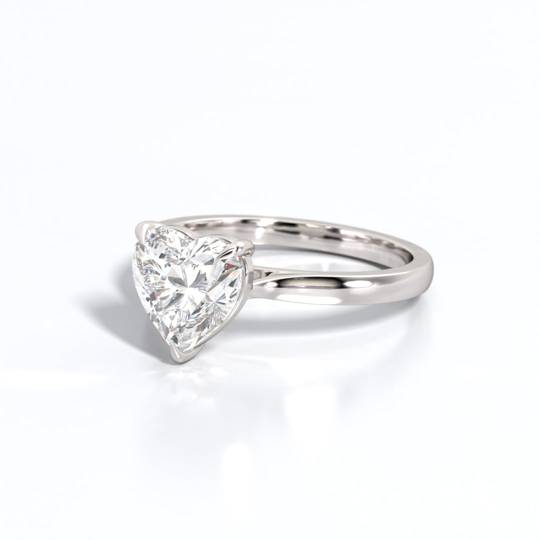 2 ctw Heart Lab Grown Diamond Solitaire Classic Engagement Ring