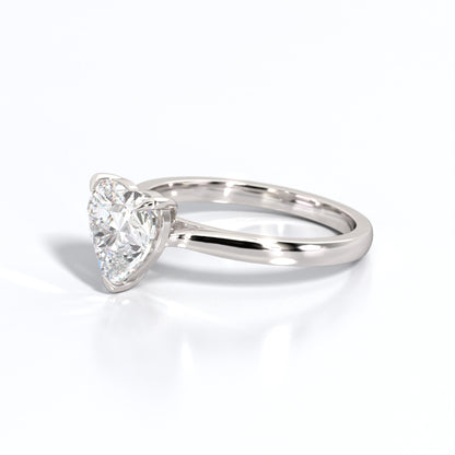 2 ctw Heart Lab Grown Diamond Solitaire Classic Engagement Ring