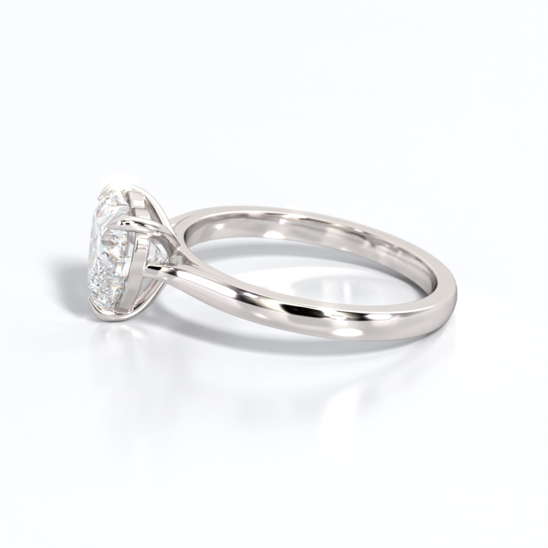 2 ctw Heart Lab Grown Diamond Solitaire Classic Engagement Ring