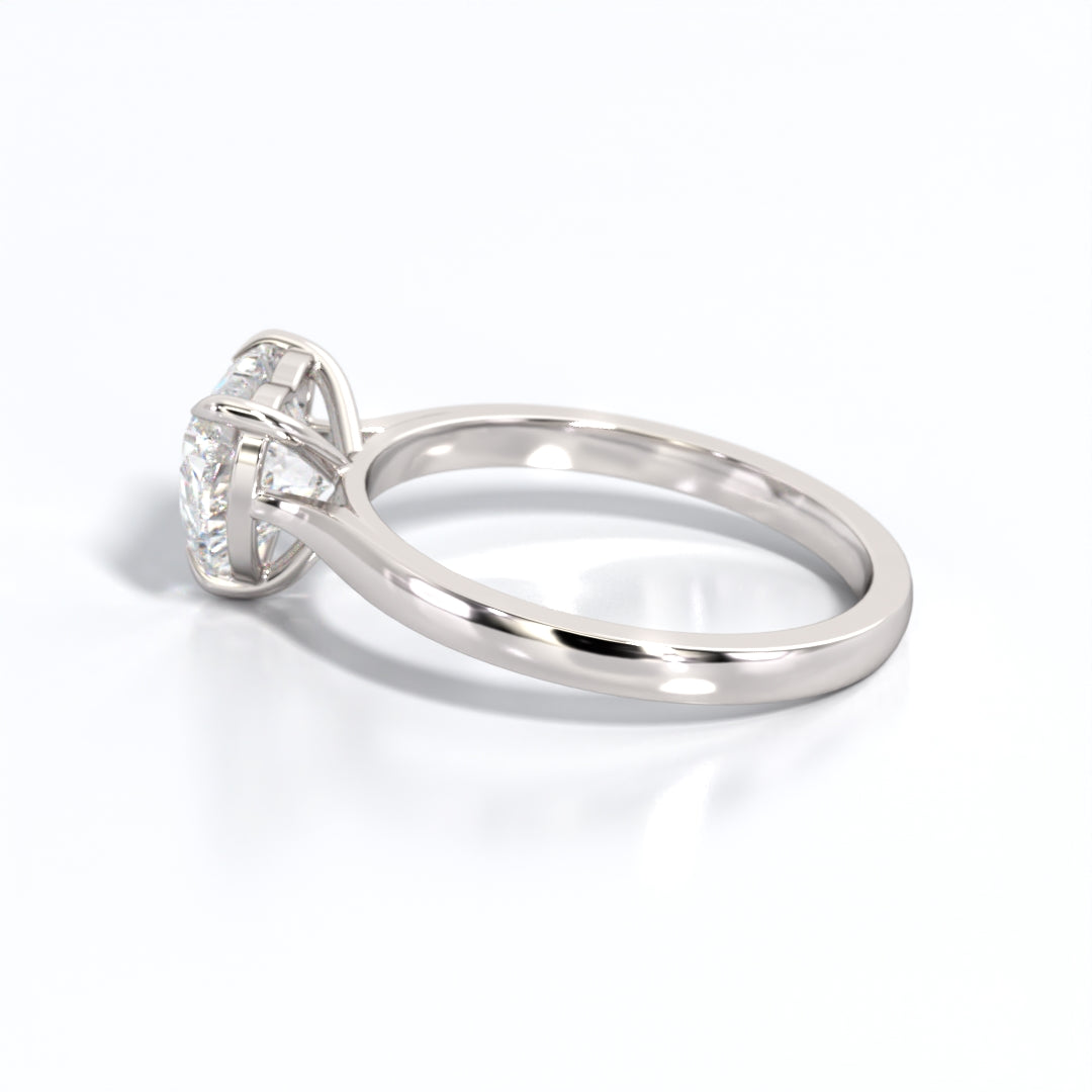 2 ctw Heart Lab Grown Diamond Solitaire Classic Engagement Ring