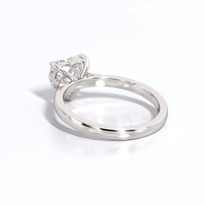 2 ctw Heart Lab Grown Diamond Solitaire Classic Engagement Ring