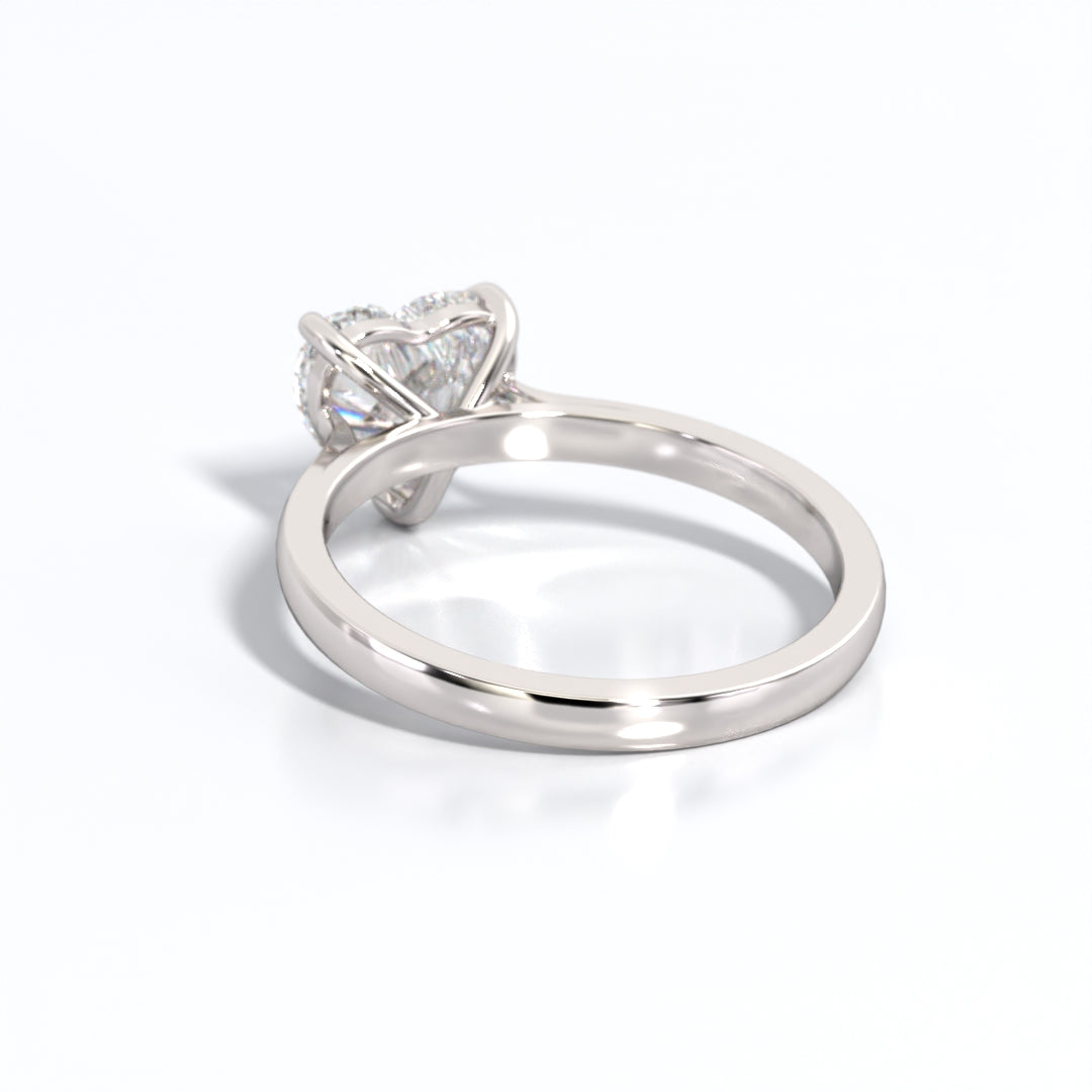 2 ctw Heart Lab Grown Diamond Solitaire Classic Engagement Ring