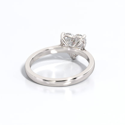 2 ctw Heart Lab Grown Diamond Solitaire Classic Engagement Ring