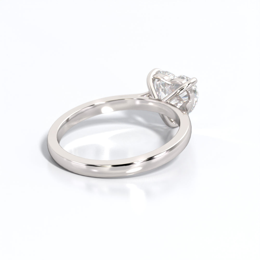 2 ctw Heart Lab Grown Diamond Solitaire Classic Engagement Ring