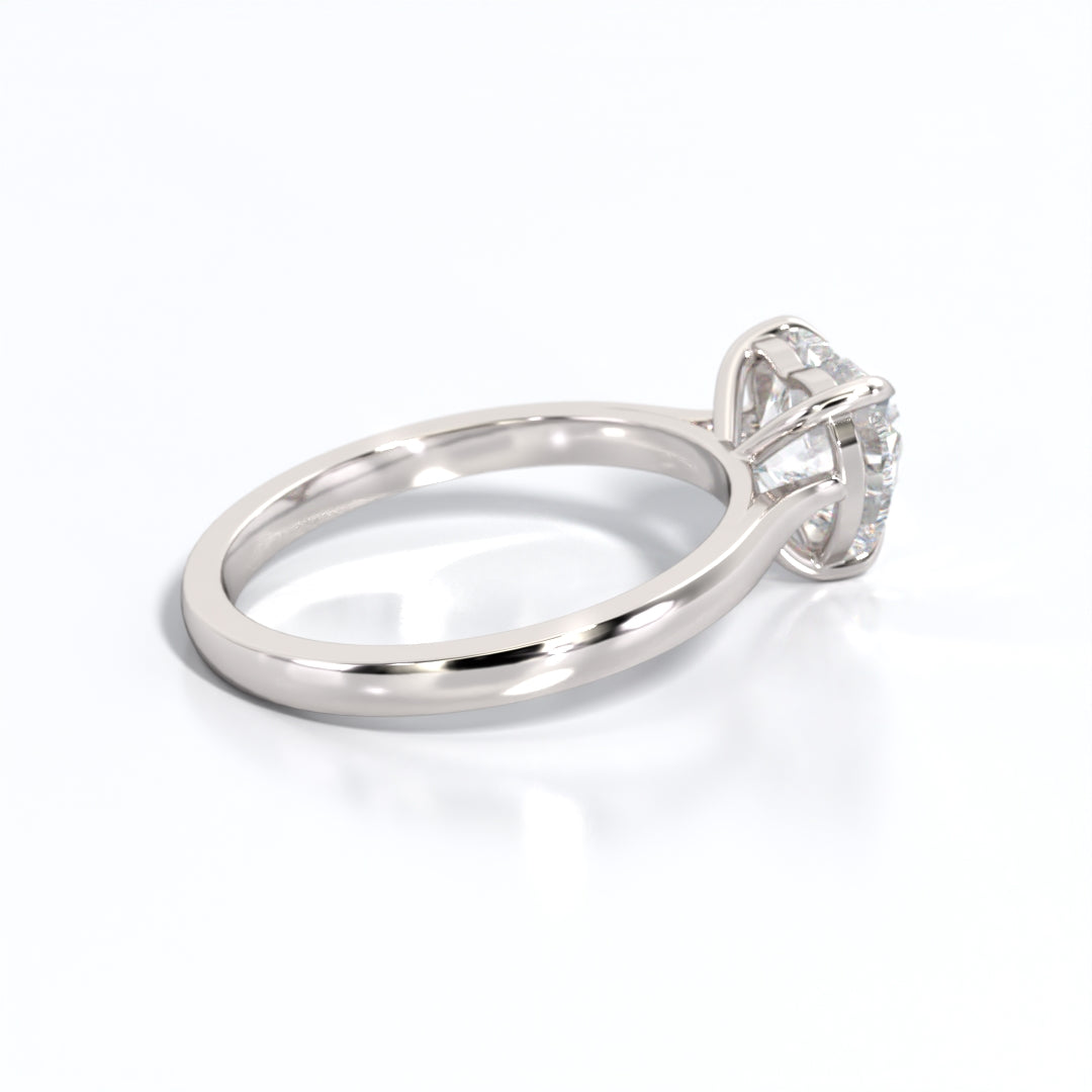 2 ctw Heart Lab Grown Diamond Solitaire Classic Engagement Ring