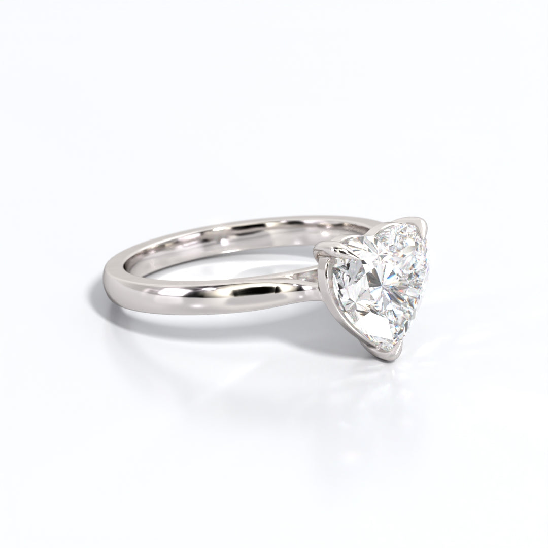 2 ctw Heart Lab Grown Diamond Solitaire Classic Engagement Ring