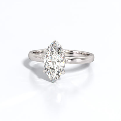 2 ctw Marquis Lab Grown Diamond Solitaire Classic Engagement Ring