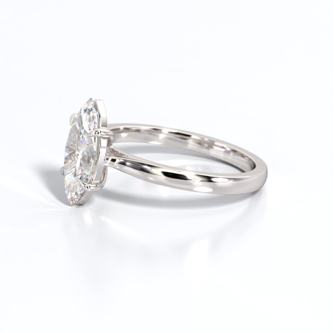 2 ctw Marquis Lab Grown Diamond Solitaire Classic Engagement Ring