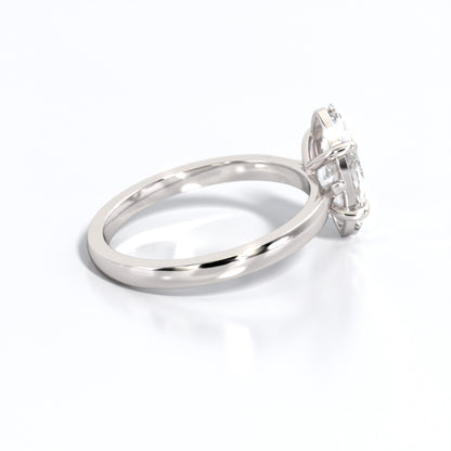 2 ctw Marquis Lab Grown Diamond Solitaire Classic Engagement Ring