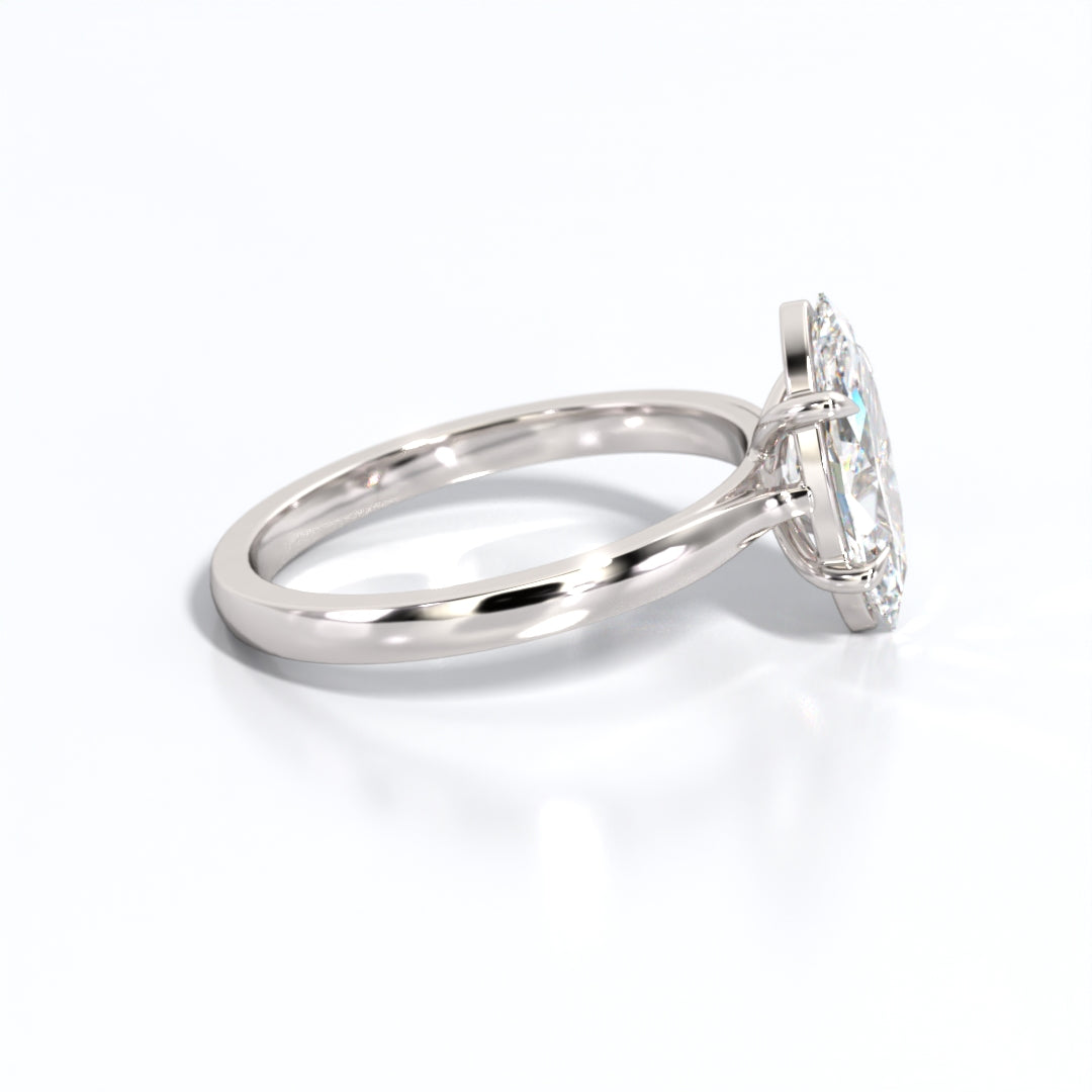 2 ctw Marquis Lab Grown Diamond Solitaire Classic Engagement Ring