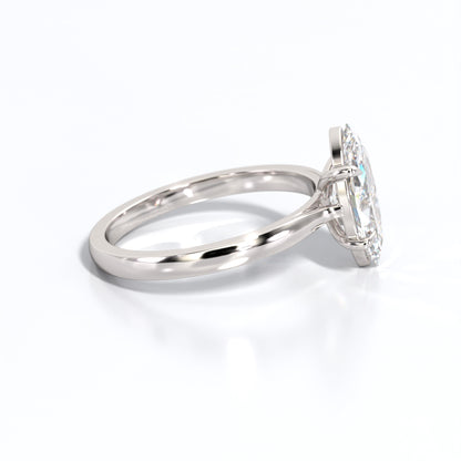 2 ctw Marquis Lab Grown Diamond Solitaire Classic Engagement Ring