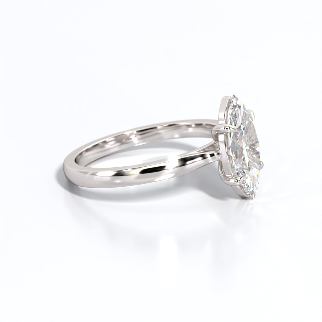 2 ctw Marquis Lab Grown Diamond Solitaire Classic Engagement Ring