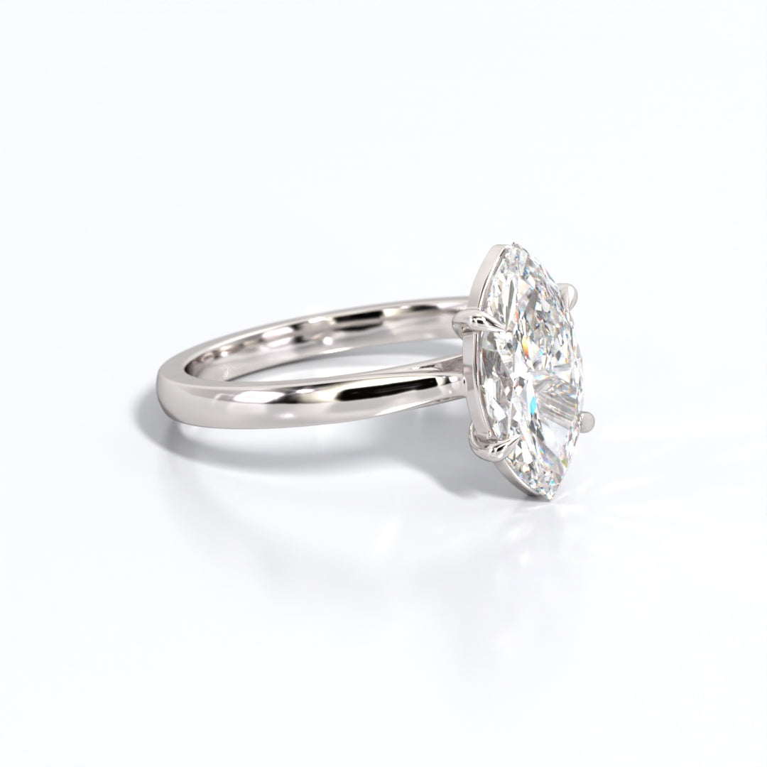 2 ctw Marquis Lab Grown Diamond Solitaire Classic Engagement Ring