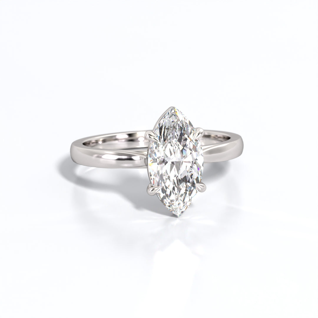 2 ctw Marquis Lab Grown Diamond Solitaire Classic Engagement Ring