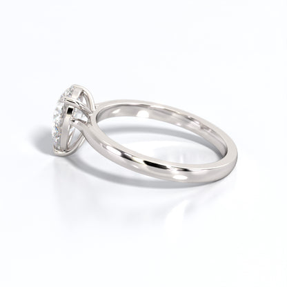 2 ctw Pear Lab Grown Diamond Solitaire Classic Engagement Ring