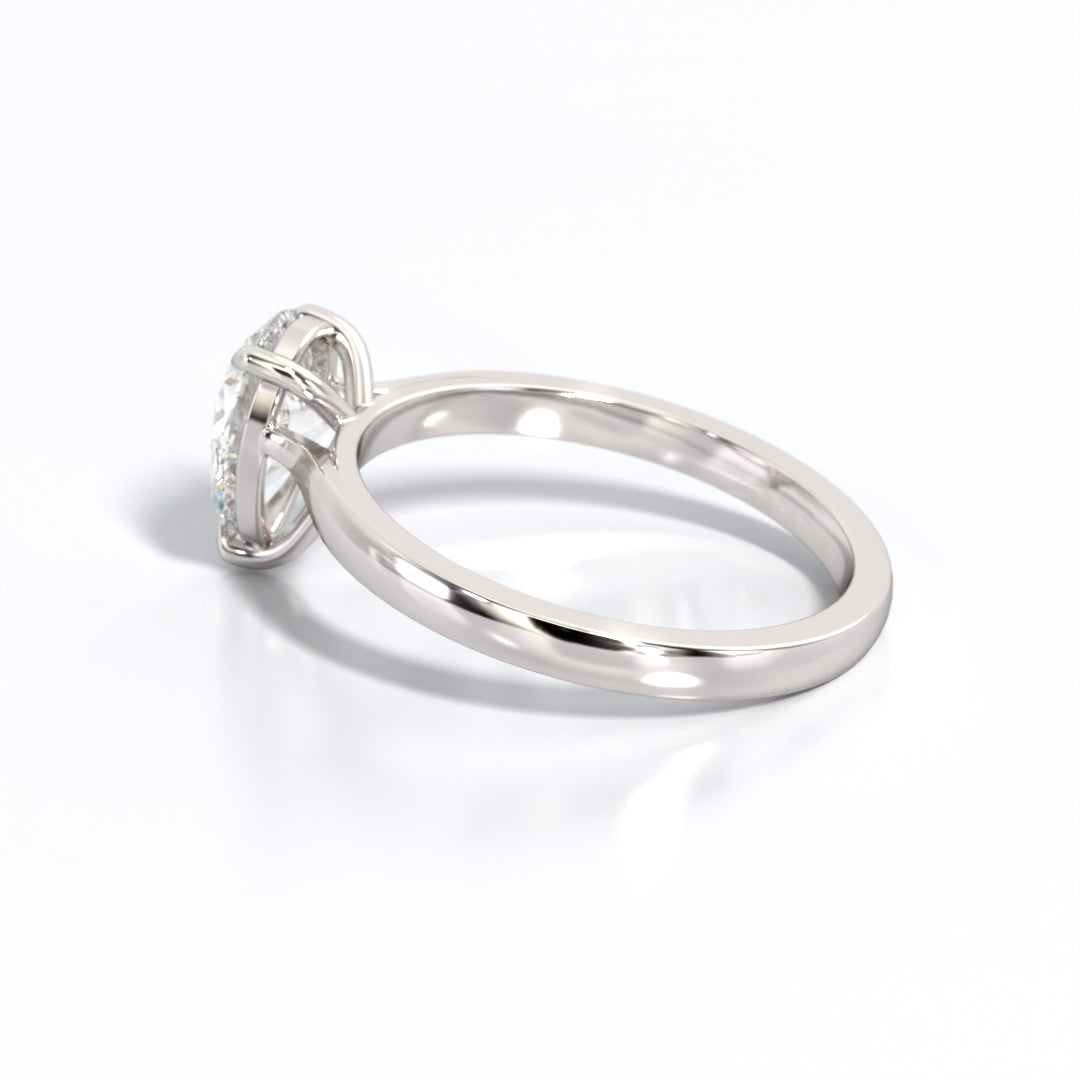 2 ctw Pear Lab Grown Diamond Solitaire Classic Engagement Ring