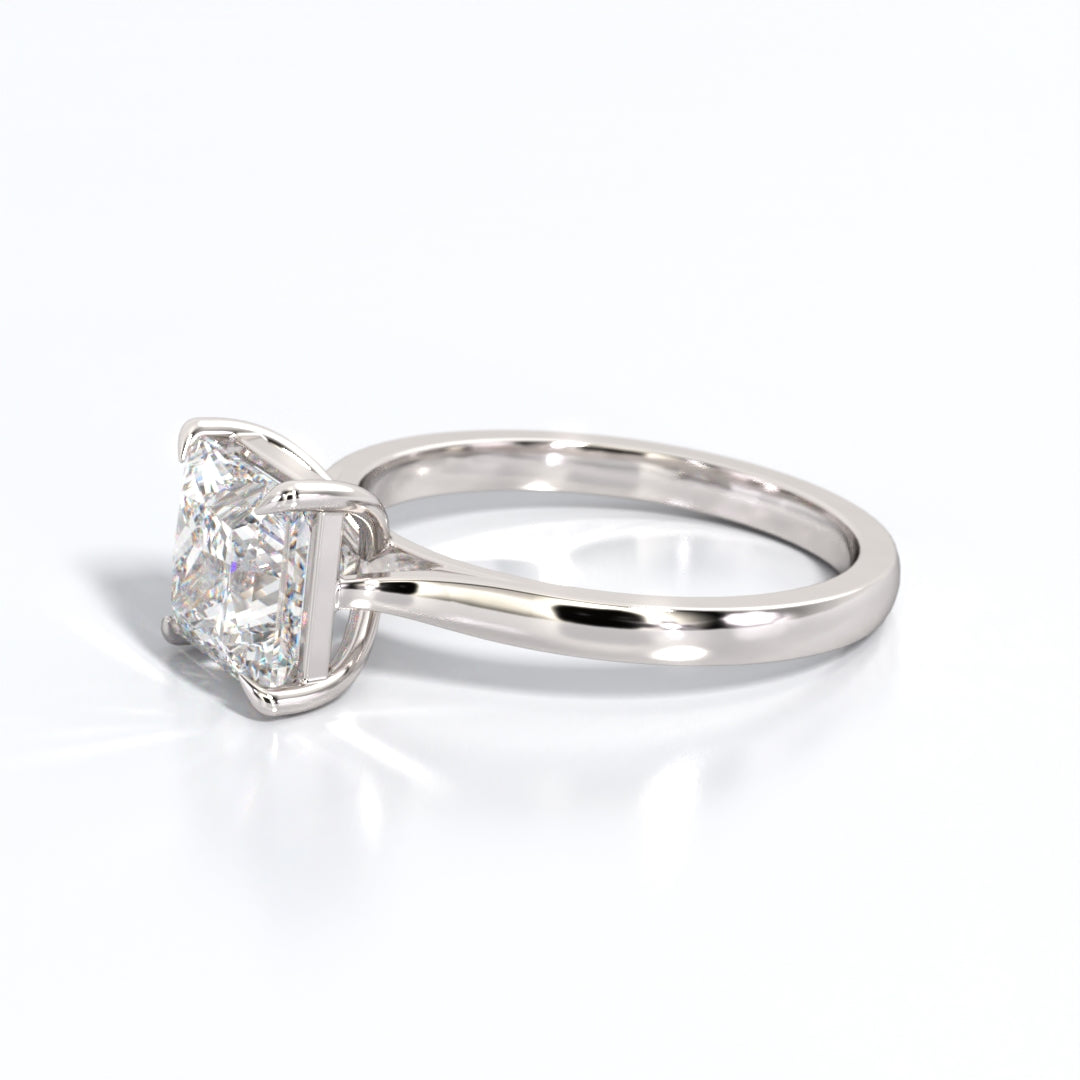 2 ctw Princess Lab Grown Diamond Solitaire Classic Engagement Ring