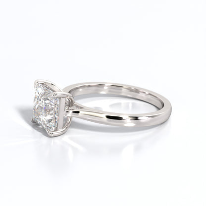 2 ctw Princess Lab Grown Diamond Solitaire Classic Engagement Ring