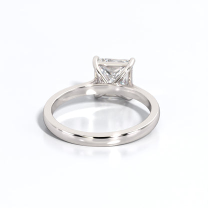 2 ctw Princess Lab Grown Diamond Solitaire Classic Engagement Ring