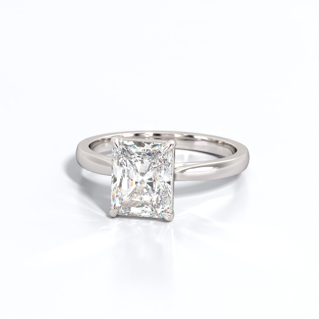 2 ctw Radiant Lab Grown Diamond Solitaire Classic Engagement Ring