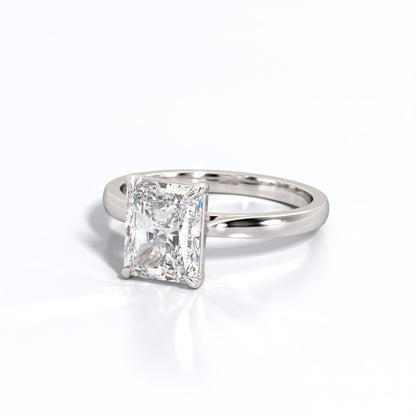 2 ctw Radiant Lab Grown Diamond Solitaire Classic Engagement Ring