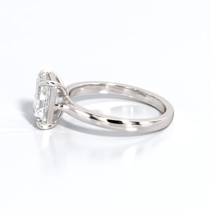 2 ctw Radiant Lab Grown Diamond Solitaire Classic Engagement Ring