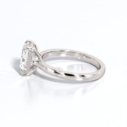 2 ctw Radiant Lab Grown Diamond Solitaire Classic Engagement Ring