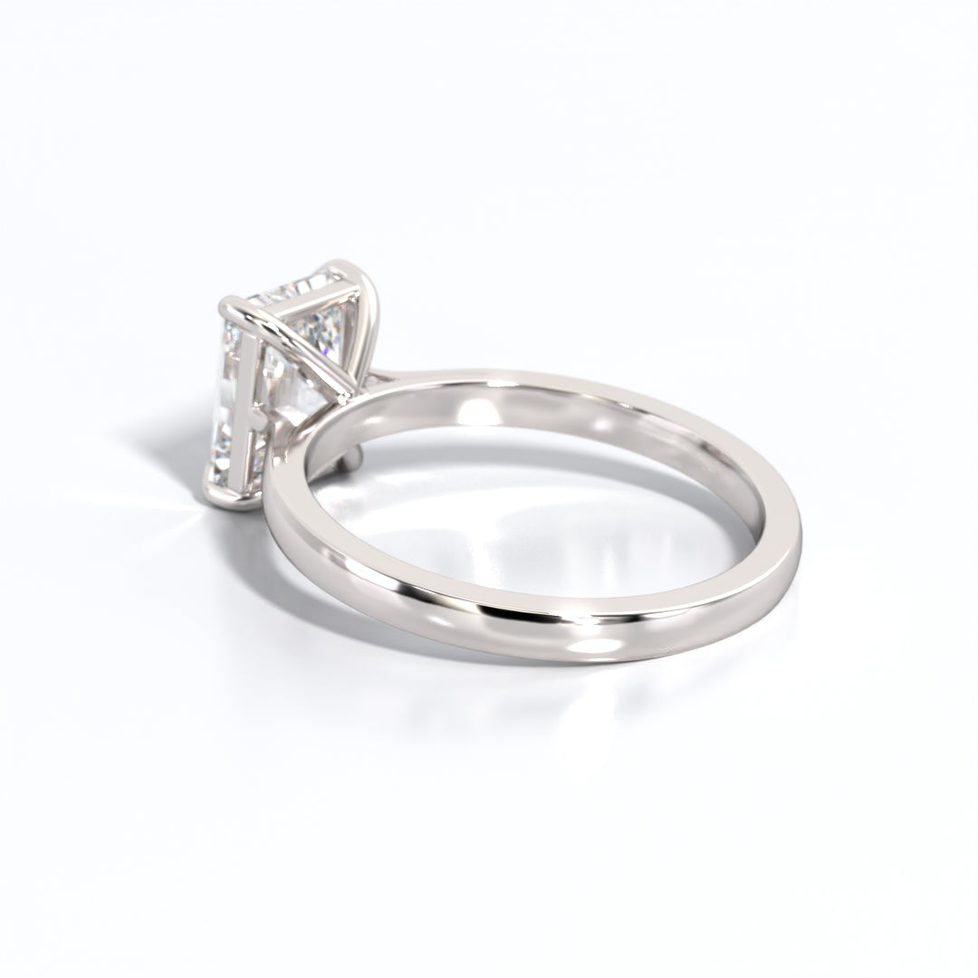 2 ctw Radiant Lab Grown Diamond Solitaire Classic Engagement Ring