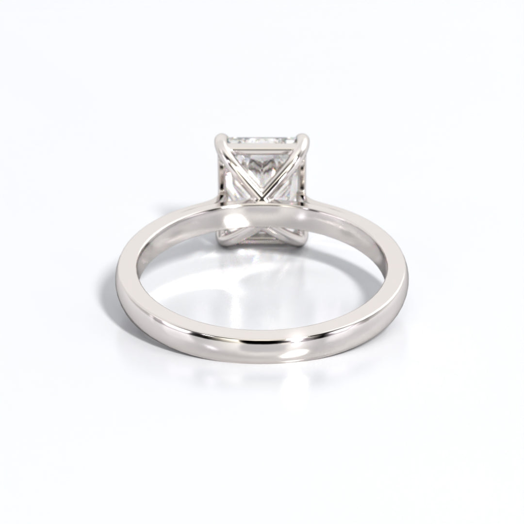 2 ctw Radiant Lab Grown Diamond Solitaire Classic Engagement Ring