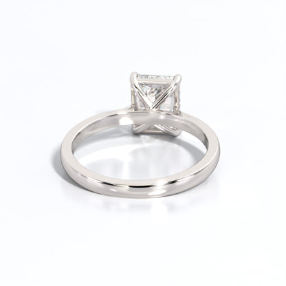 2 ctw Radiant Lab Grown Diamond Solitaire Classic Engagement Ring