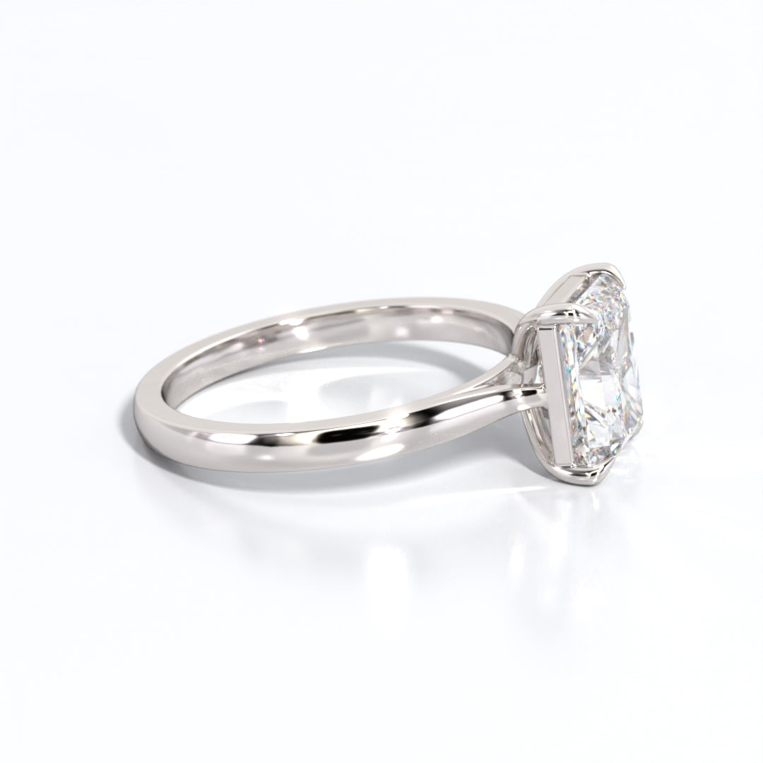 2 ctw Radiant Lab Grown Diamond Solitaire Classic Engagement Ring