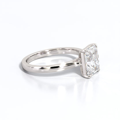 2 ctw Radiant Lab Grown Diamond Solitaire Classic Engagement Ring