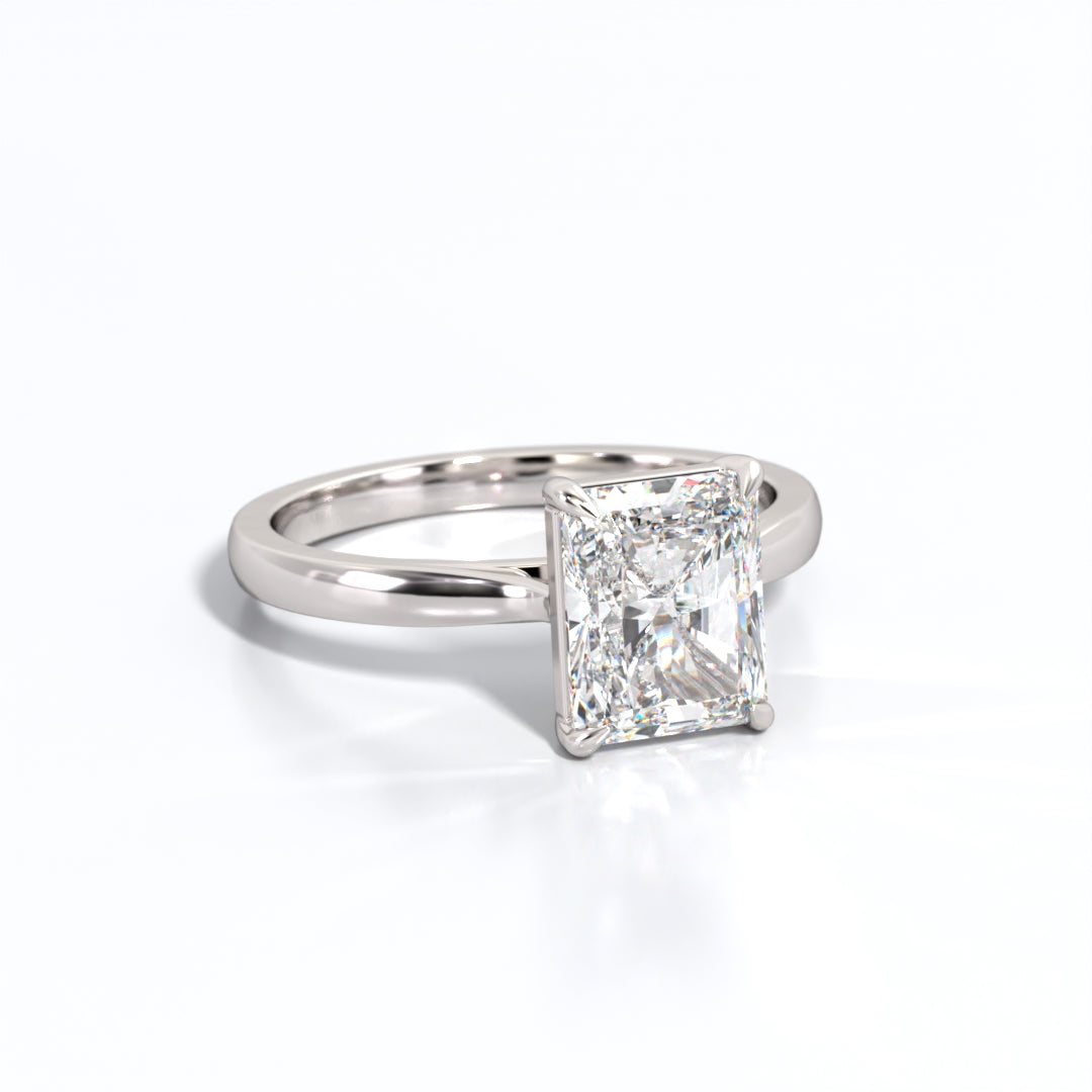 2 ctw Radiant Lab Grown Diamond Solitaire Classic Engagement Ring