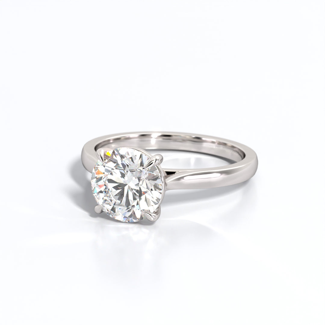 2 ctw Round Lab Grown Diamond Solitaire Classic Engagement Ring