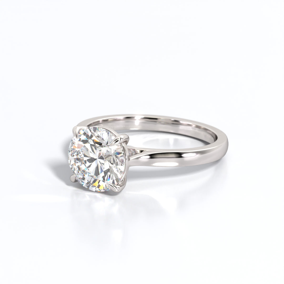 2 ctw Round Lab Grown Diamond Solitaire Classic Engagement Ring