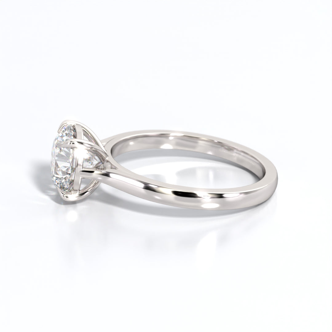 2 ctw Round Lab Grown Diamond Solitaire Classic Engagement Ring