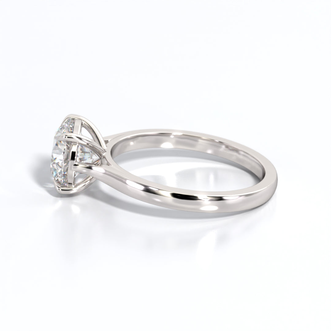 2 ctw Round Lab Grown Diamond Solitaire Classic Engagement Ring