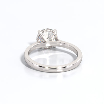 2 ctw Round Lab Grown Diamond Solitaire Classic Engagement Ring