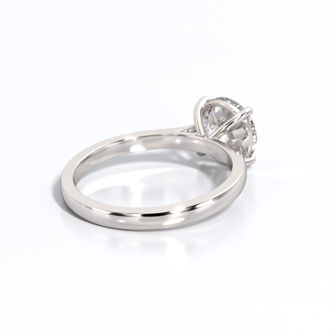 2 ctw Round Lab Grown Diamond Solitaire Classic Engagement Ring