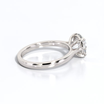 2 ctw Round Lab Grown Diamond Solitaire Classic Engagement Ring