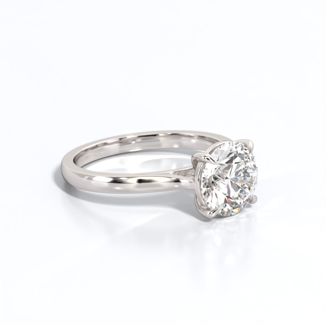 2 ctw Round Lab Grown Diamond Solitaire Classic Engagement Ring