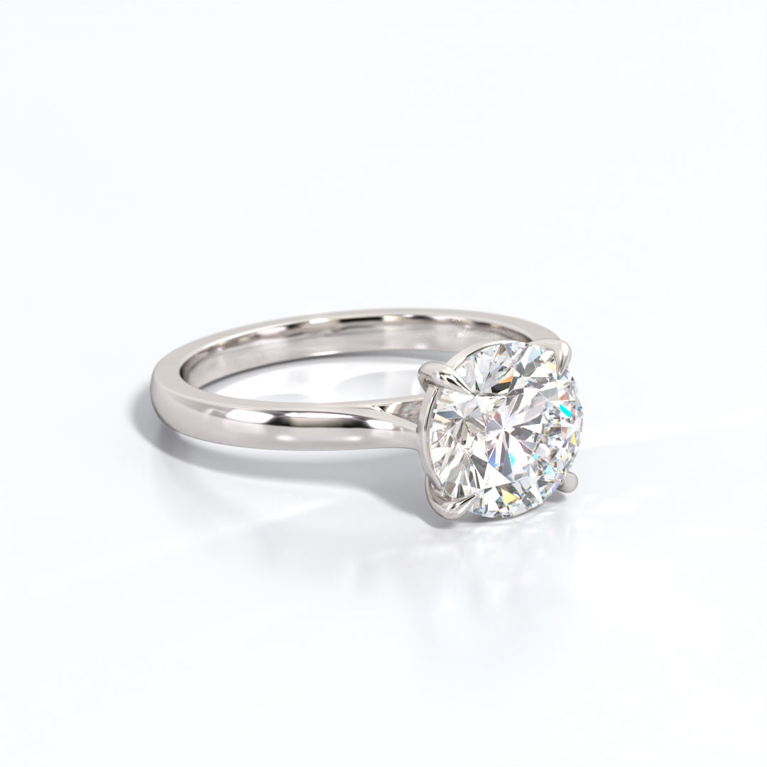 2 ctw Round Lab Grown Diamond Solitaire Classic Engagement Ring